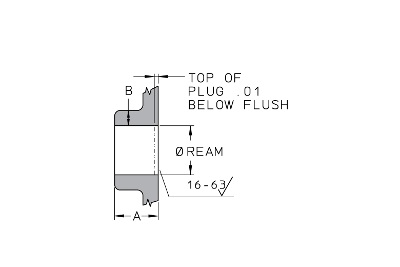 500 Aluminum R.F.O.® Plug | The Lee Co