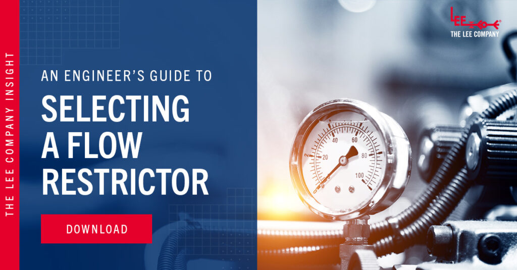 Critical Characteristics for Flow Restrictor Design and Selection | The ...